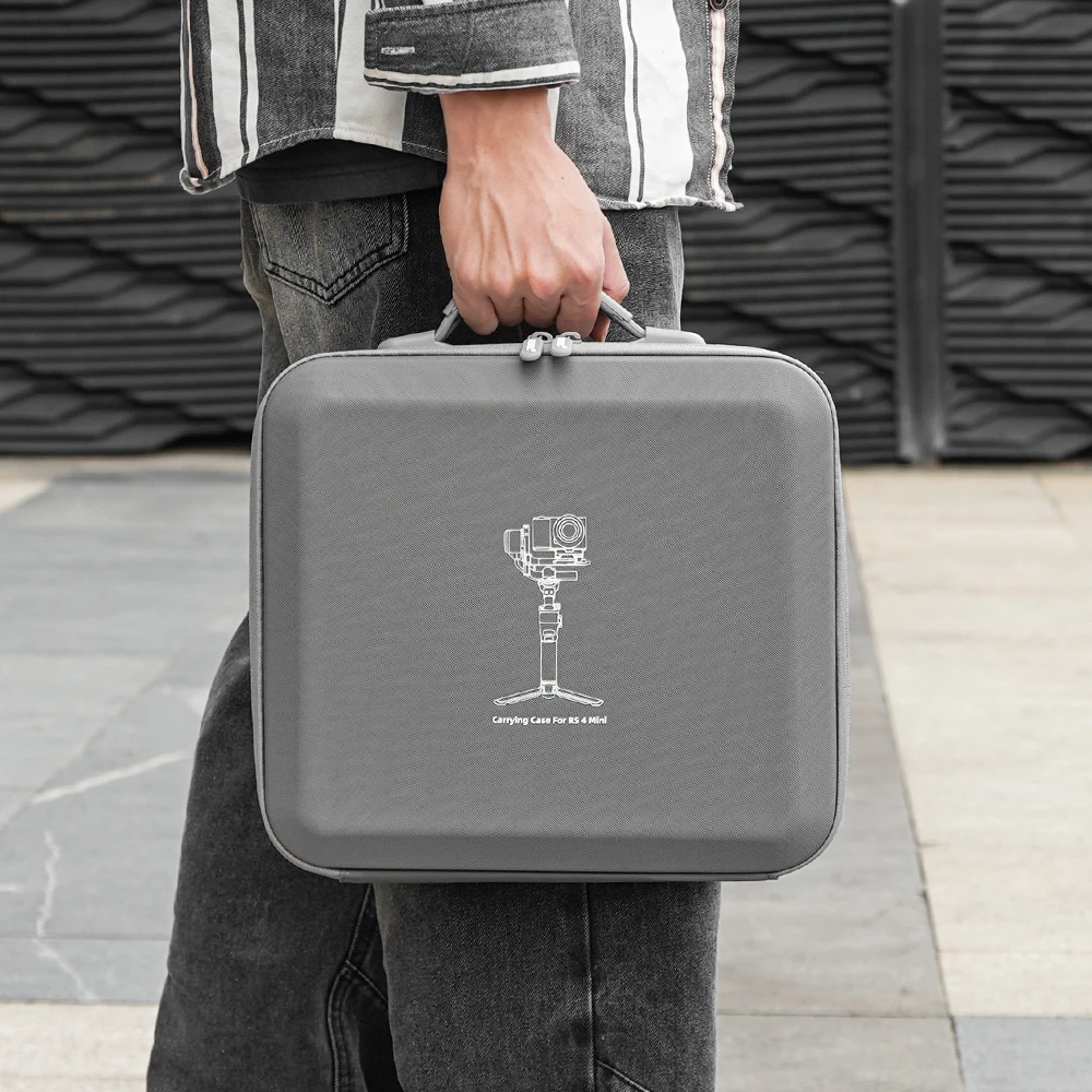 ل DJI RS 4 صندوق تخزين صلب صغير متين مقاوم للماء ومضاد للصدمات والغبار حقيبة تنظيم معدات الكاميرا