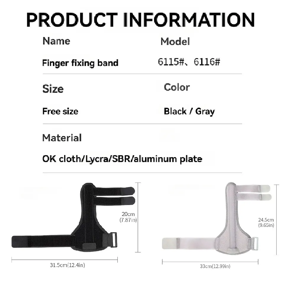 1Pcs Finger Guard Lightweight Comfort Effective And Stable Recovery Multi-Finger Applicable Detachable Aluminum Strip Men Women image 6