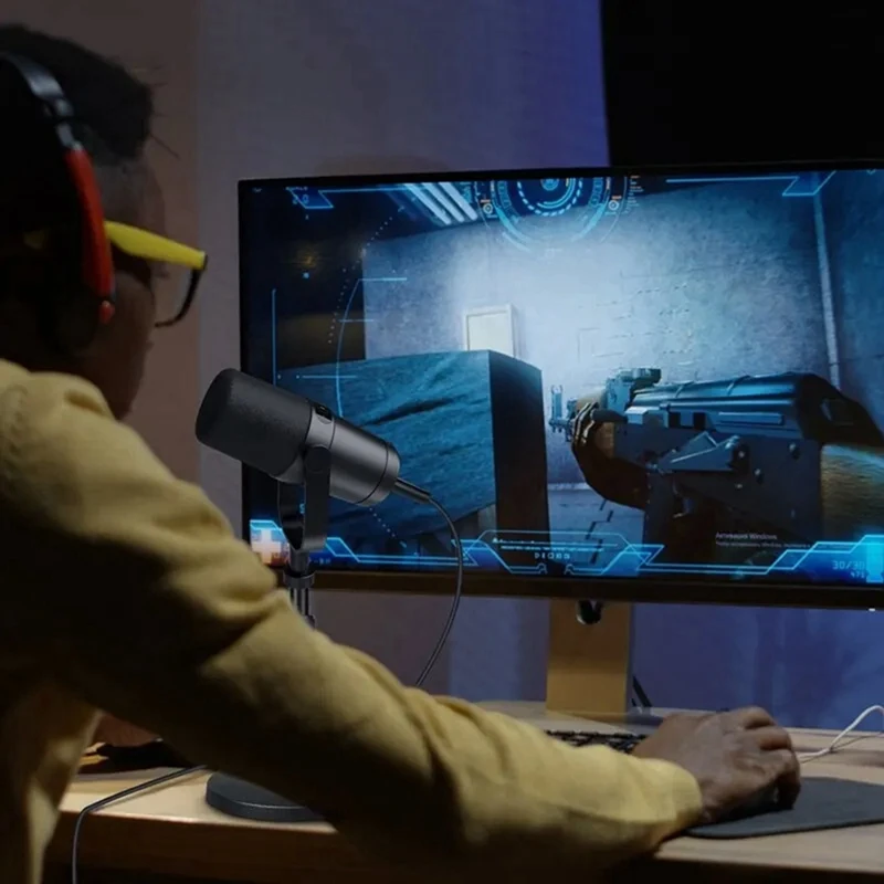 Microfono dinamico professionale per podcast broadcast e microfono da studio di registrazione per musica e discorsi SM7B