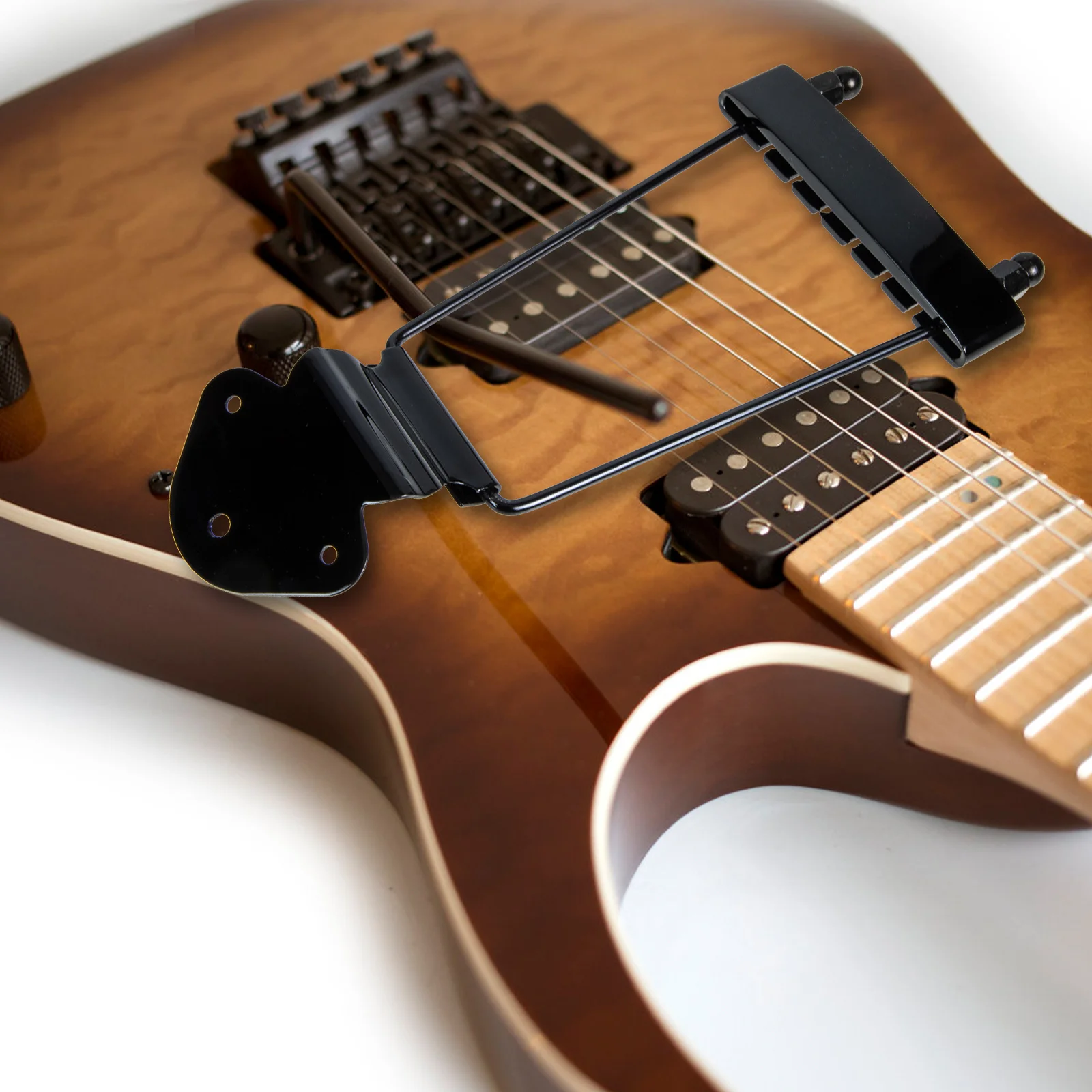 

1Set Sturdy Guitar Pull String Board Creative Design Exquisite Appearance Saddle Bridge Guitar Parts Tremolo Bridge