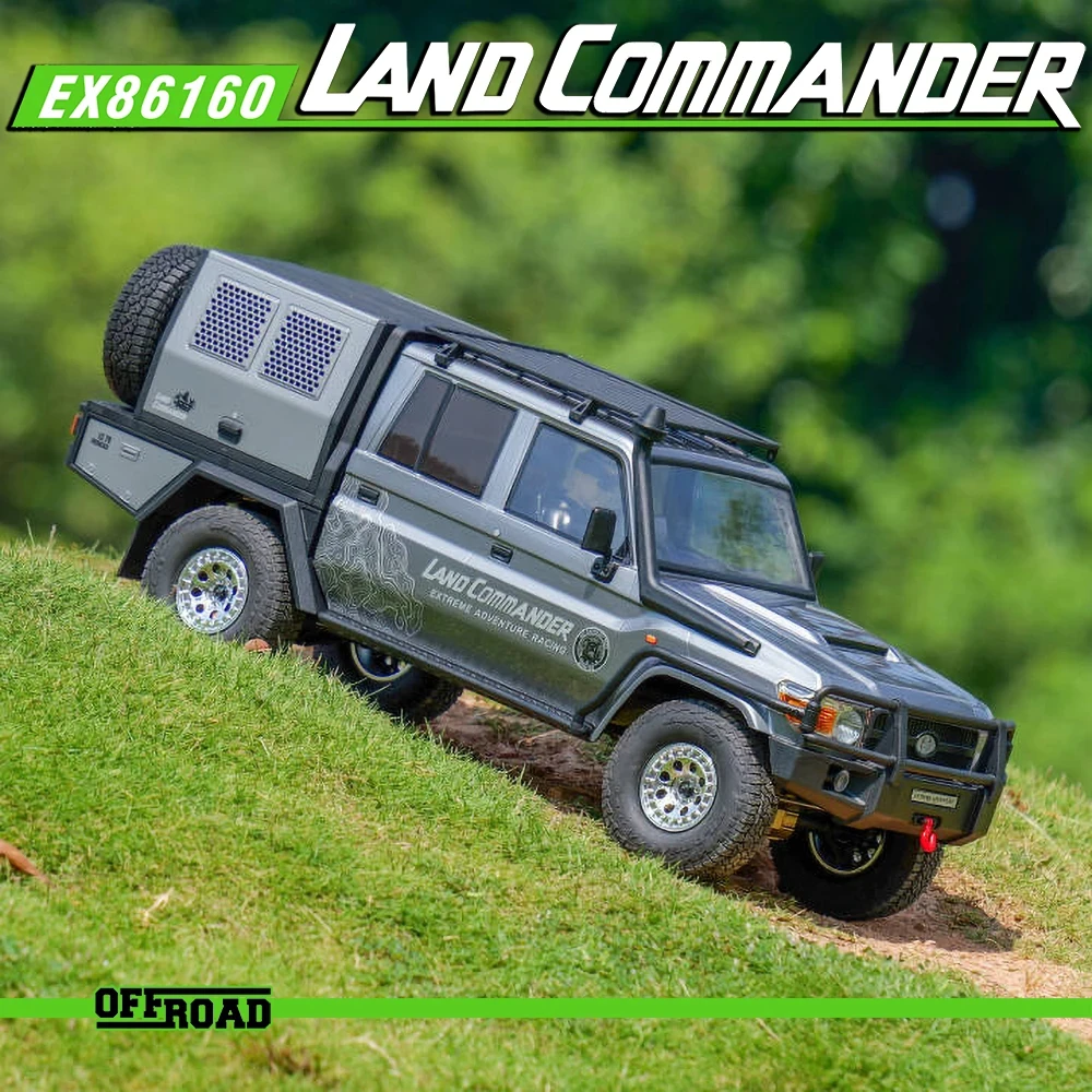 Original RGT EX86160 LC79 Lano Commander 1/10 4WD RC Car Simulation Remote Control Electric Off road Climbing Vehicle Model Gift