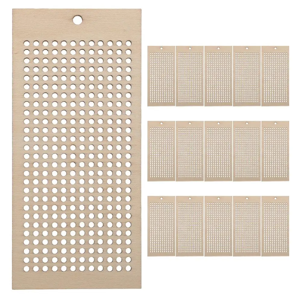 

16 Pcs Embroidery Bookmarks DIY Blank Hand Embroidered Corner Bookmarks Tags Cross Stitch Markers Handmade Gifts Women