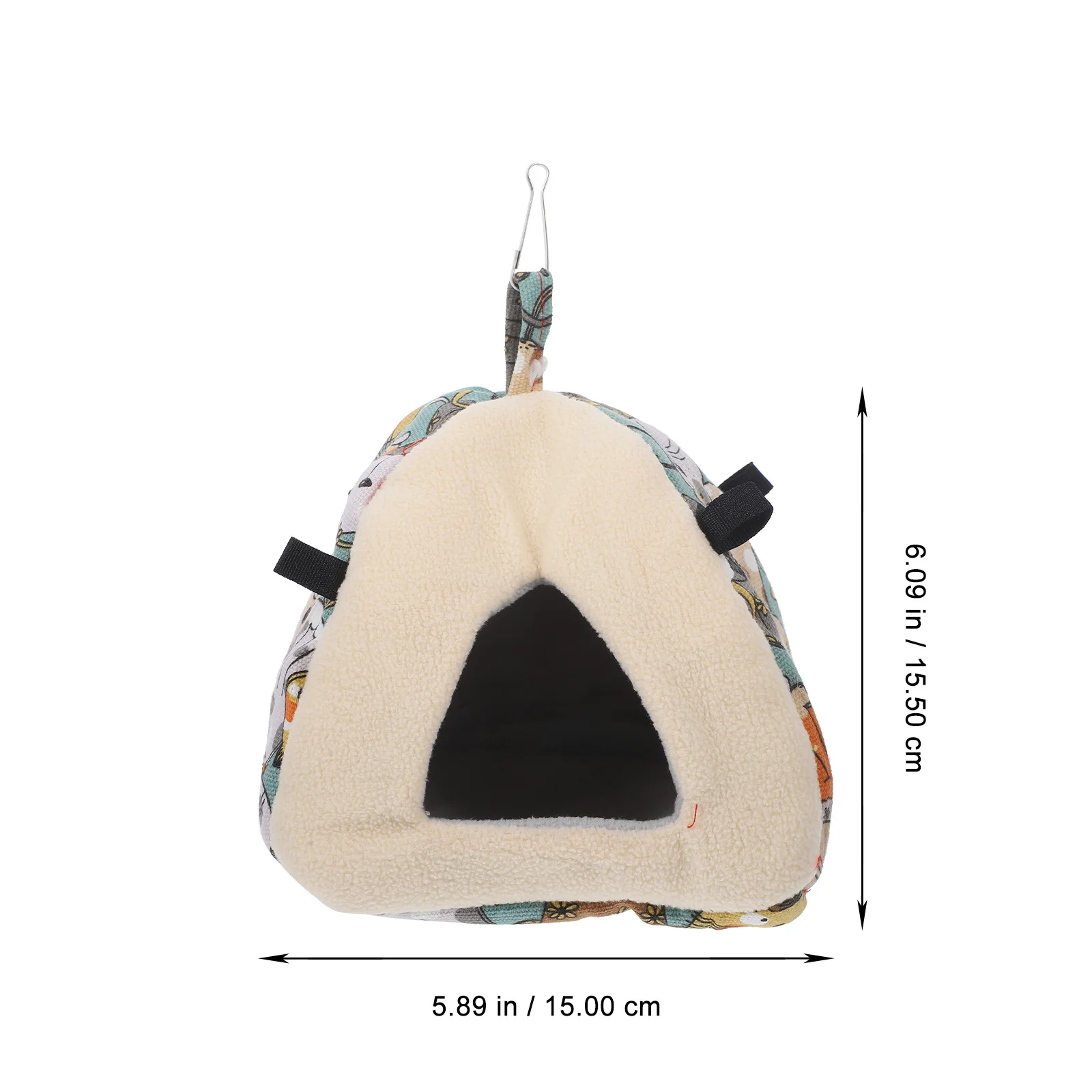 

Warm Hamster Hideout Small Pet Sleeping Bed with Soft Cotton Material Breathable Nest for Hamster Rat Chinchilla Cozy Hideaway
