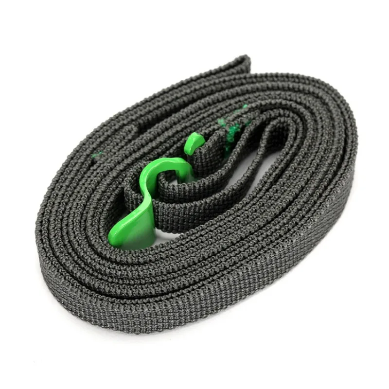 

200cm Camping Outdoor Travel Equipment Durable Quick Release Luggage Strap with Stainless Steel Buckle Hook Release Type Gear