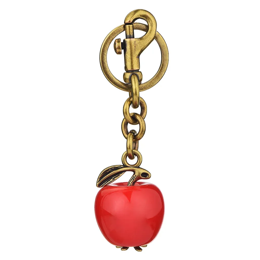 

2025 New Apple keychain, bag pendant, women's bag accessory, exquisite car keychain