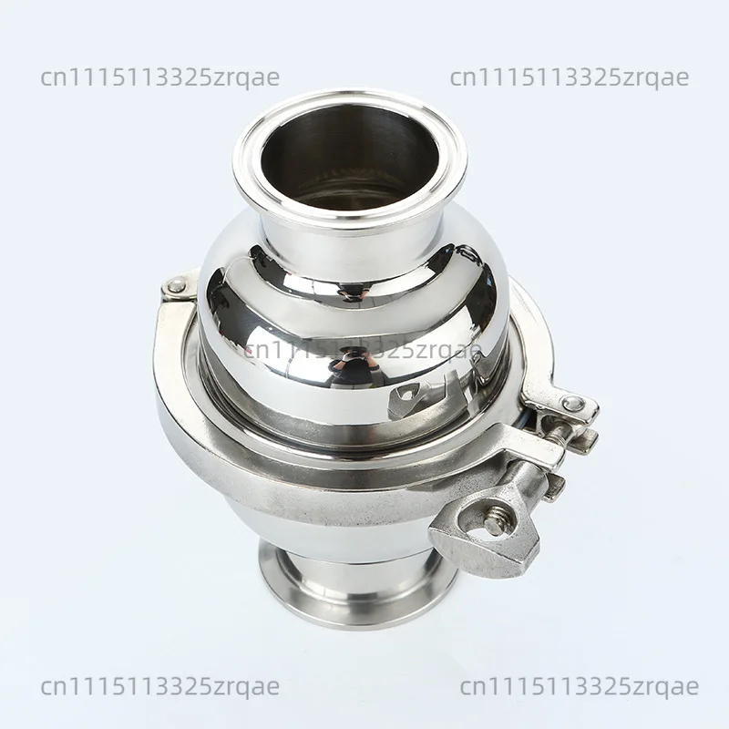 304 stainless steel spherical discharge filter sanitary grade quick-loading tube check valve food grade filter
