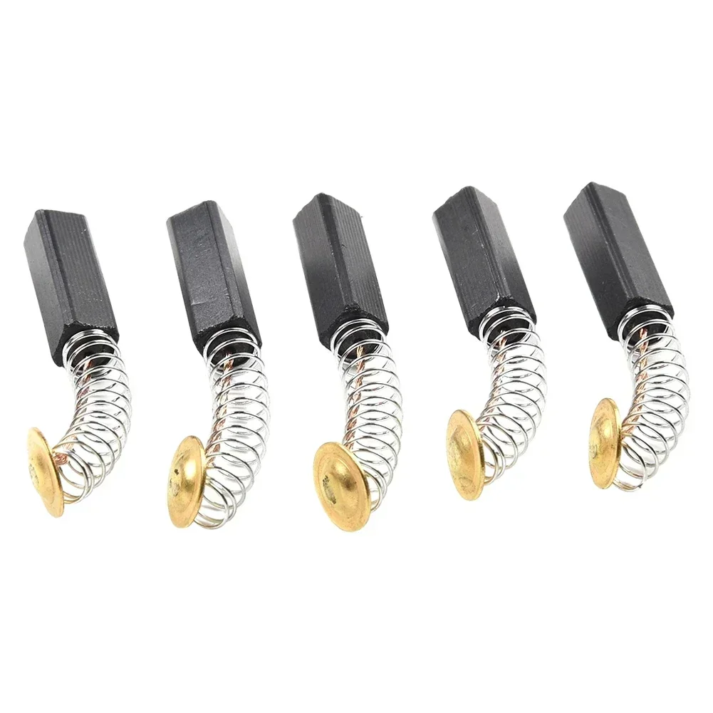 10PCS Carbon Brush Electric Hammer Replacement Power Tool Motor Coal Brushes 6x6x20mm Cutting Polishing Machine Accessories