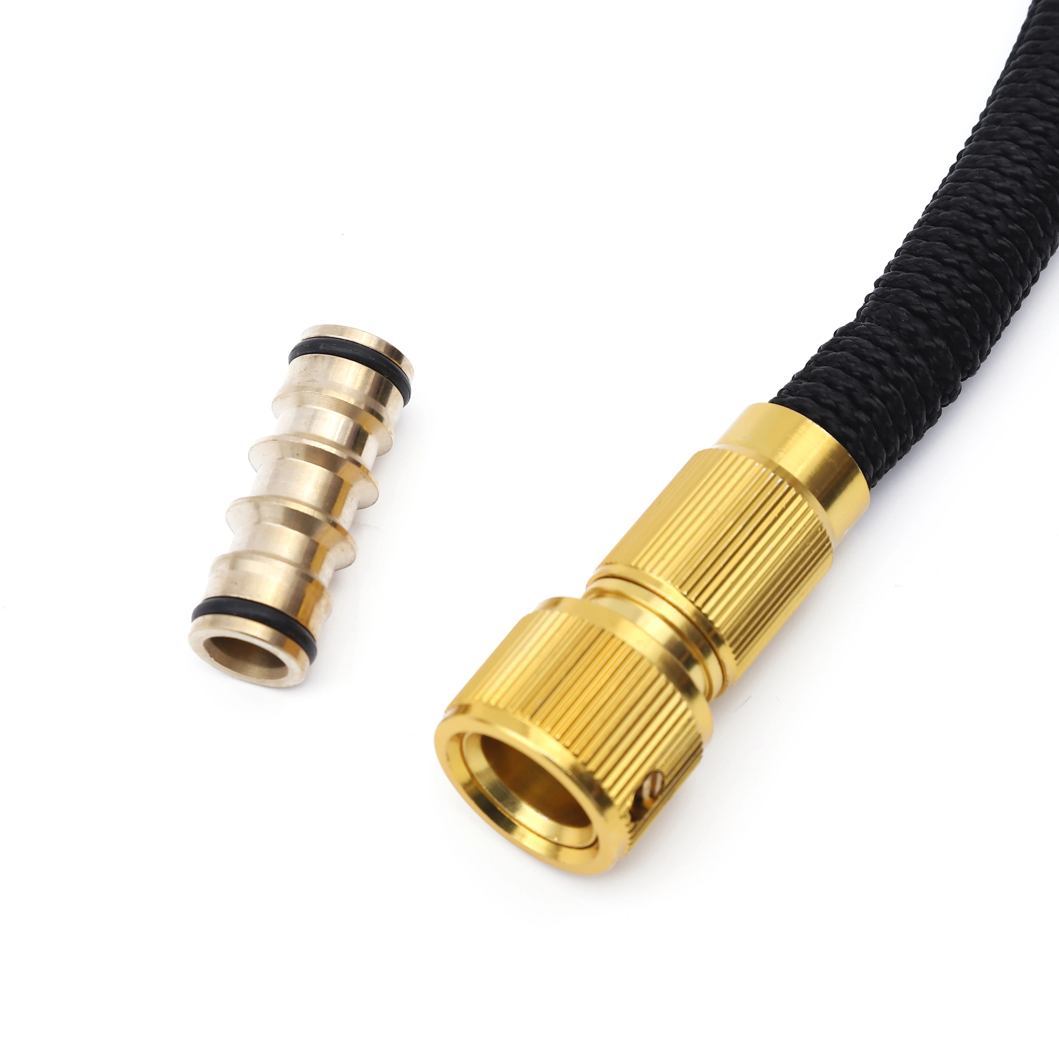New copper bidirectional straight through water pipe quick connector, extended water pipe connection, car wash water pipe access