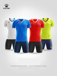 La nuova maglia da calcio di KELME Suit Team Competition Training Jersey può essere stampata con scollo a v personalizza la maglia da calcio muslimah