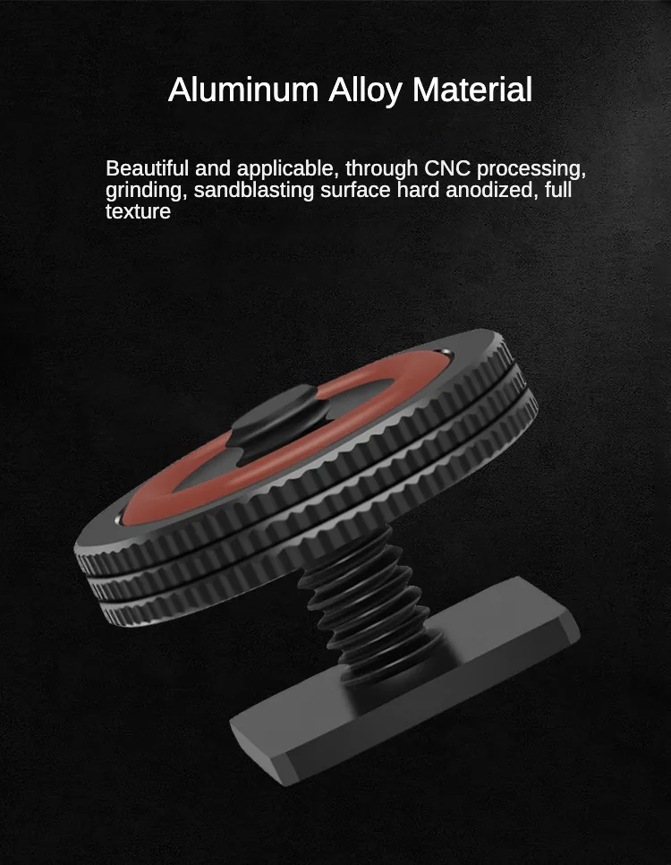 Profession elle 1/4 "Einzel mutter Stativ halterung Schraube schwarz auf Blitz Blitzschuh adapterst änder für Kamera Studio Fotografie Zubehör – Detail 19