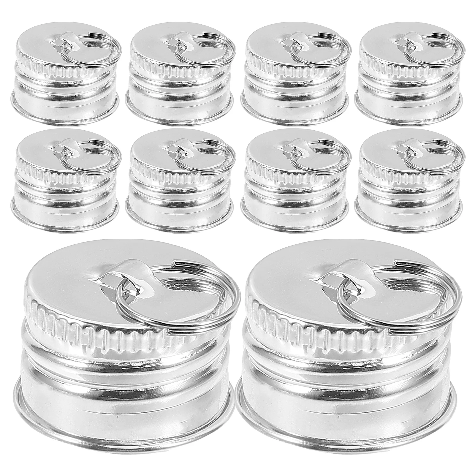 

12pcs Aluminum Caps For Glass Bottles Diy Lamp Shade Finials Threaded Screw Cap Replacement Decorative Nuts Ceiling Light