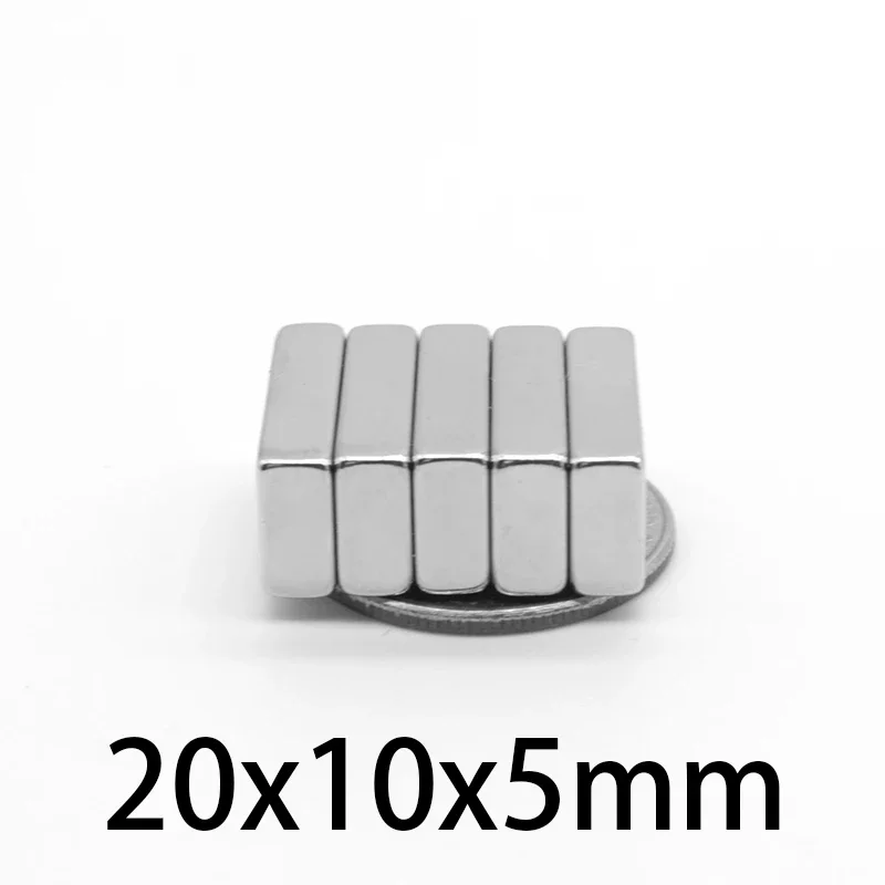 20x10x5mm Powerful Magnets Strong Block Magnets For Fridge, DIY, Building, Scientific, Craft, Education 20*10*5  20x10x5