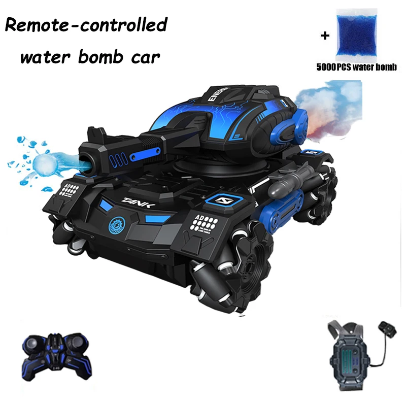 

Armored 2.4G RC Cars Children Toys Remote Control Car Toys for Boys Gesture Controlled Water Bomb Tank Electric Car Kid Toy Gift