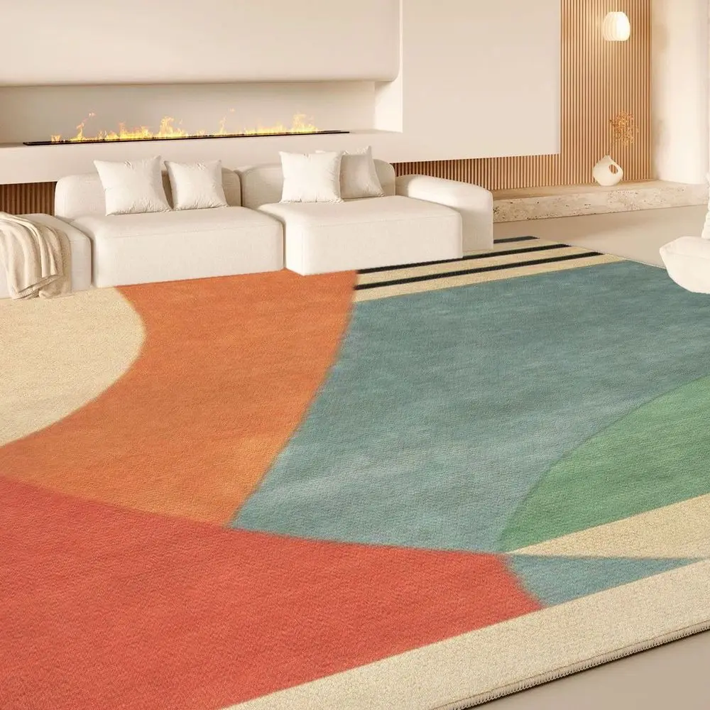 

VIKAMA Plush Loop - Pile Material Mat Applicable to Both Living Room and Bedside, Full of Elasticity, with Good Anti - fouling a