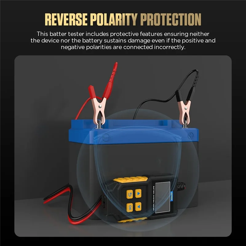 

NEW-BT360 12V Car Battery Tester Analyzer Digital Auto Diagnostic Batteries 20-2000 Cranking Test Charging Scanner Tool