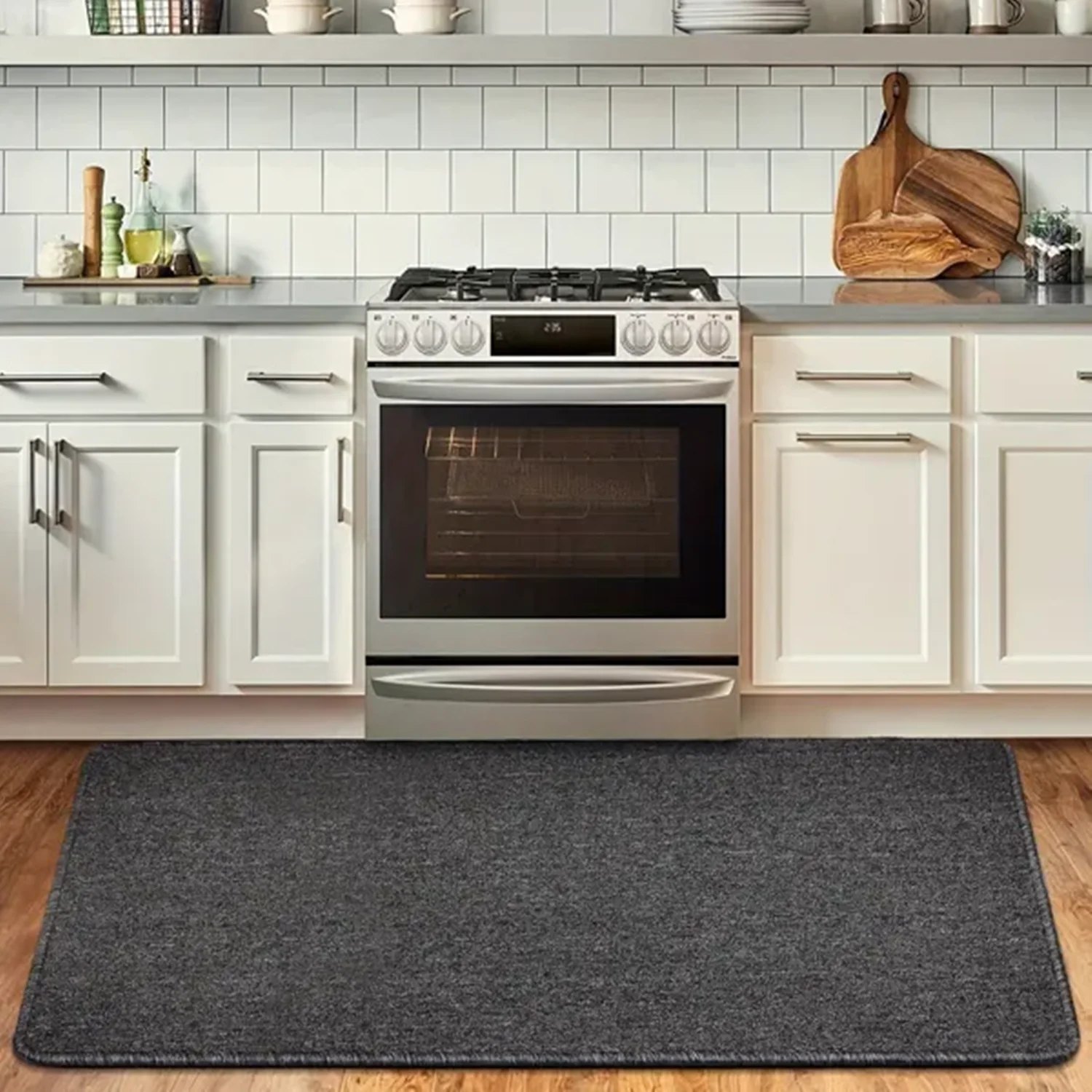 Kitchen Rug and Mats 31.5X17.3In Kitchen Rugs and Mats Non Skid Washable for Kitchen Sink Side Mats Aisle Rugs