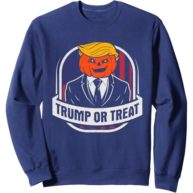 Funny Trump or Treat Halloween Sweatshirt