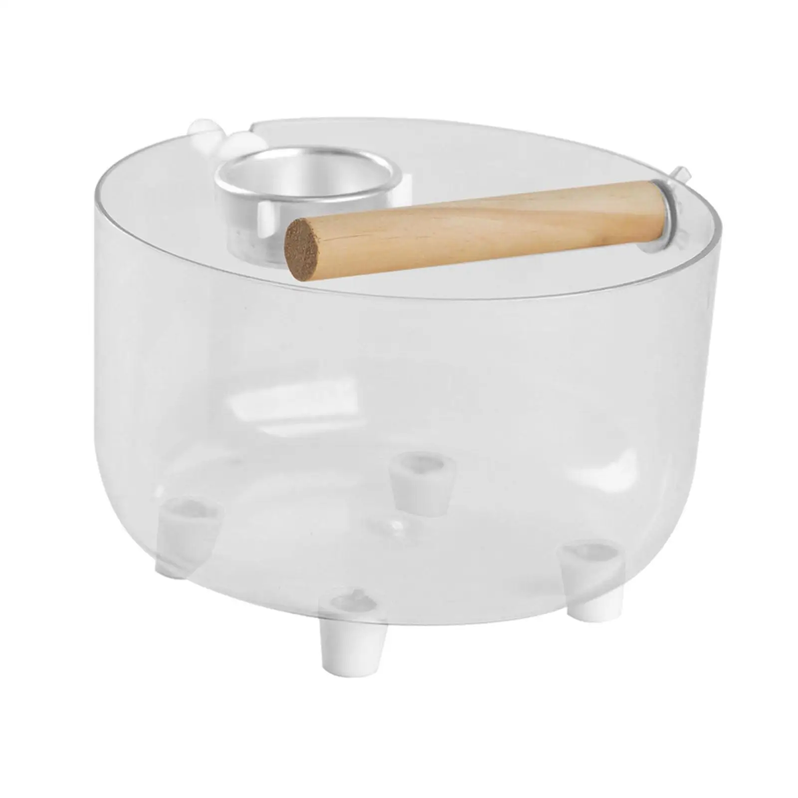 Multifunctional Bird Toilet Stand with Feeder and Training Tool for Parrot Cage Tabletop Accessories
