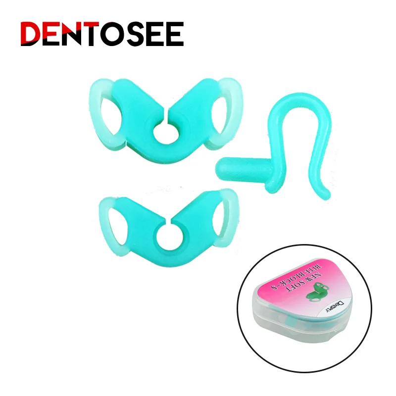 1Box Dental Silicone Bite Blocks Mouth Opener Orthodontic Intraoral Mouth Retractor Teeth Open Tools Cant Autoclave Sterilized