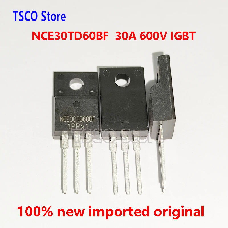 10piece NCE30TD60BF  30N60  New Origiail  30A 600V IGBT  TO-220F TSCO