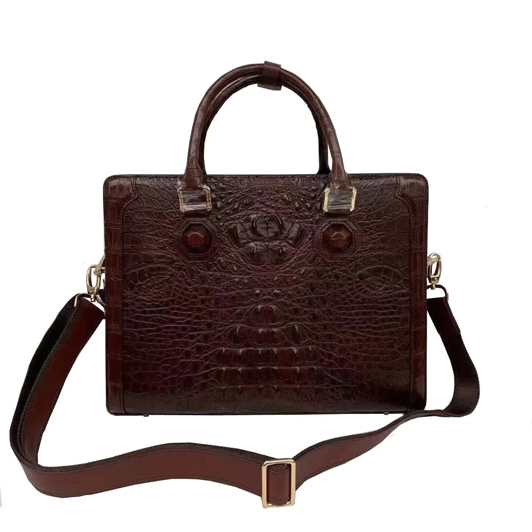 

fanzunxing new arrival men handbag men crocodile leather bag male crocodile handbag male crocodile briefcase computer laptop bag