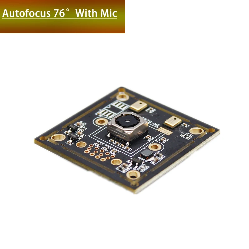 8MP 4K Wide Angle Camera Module Autofocus 125Degree CMOS IMX179 Buitl In Digital Mic USB UVC Plug Play For Windows Linux Android