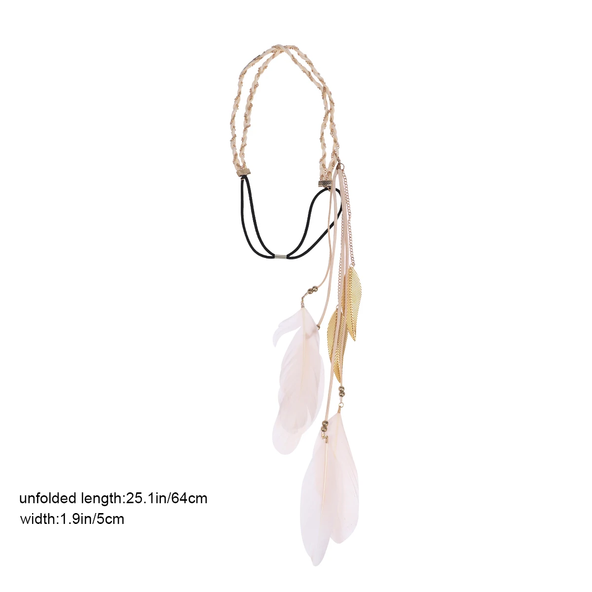 شرابات عقال البوهيمي تصميم طويل للنساء الفتيات حفل زفاف تأثيري مهرجان ارتداء المنسوجة عقال الشعر