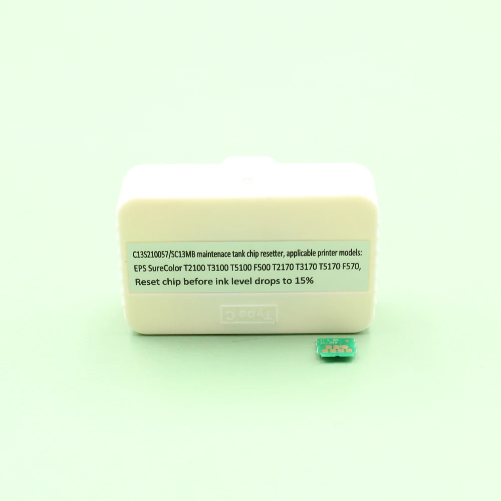 

SC13MB C13S210057 F570 F571 Чип для сброса обслуживания для EpsonF500 T3170 T5170 T3180 T3100 T5100 Картридж для резервуара для отработанных чернил
