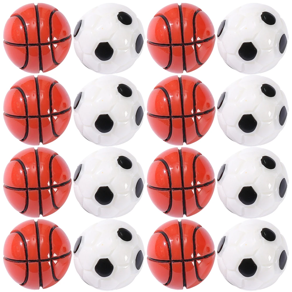 

Simulated Mini Soccer Basketball Ornaments Dollhouse Decor Miniature Craft Miniatures Sport Tiny