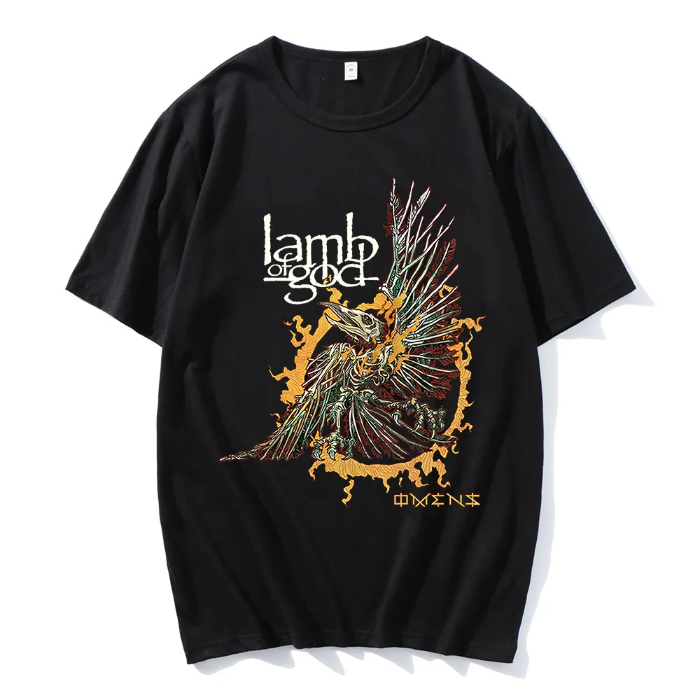 Уличная футболка унисекс с графическим рисунком Lamb of God, мягкие хлопковые футболки из плотного ментального хлопка для мужчин/женщин, модные футболки с принтом в стиле хип-хоп