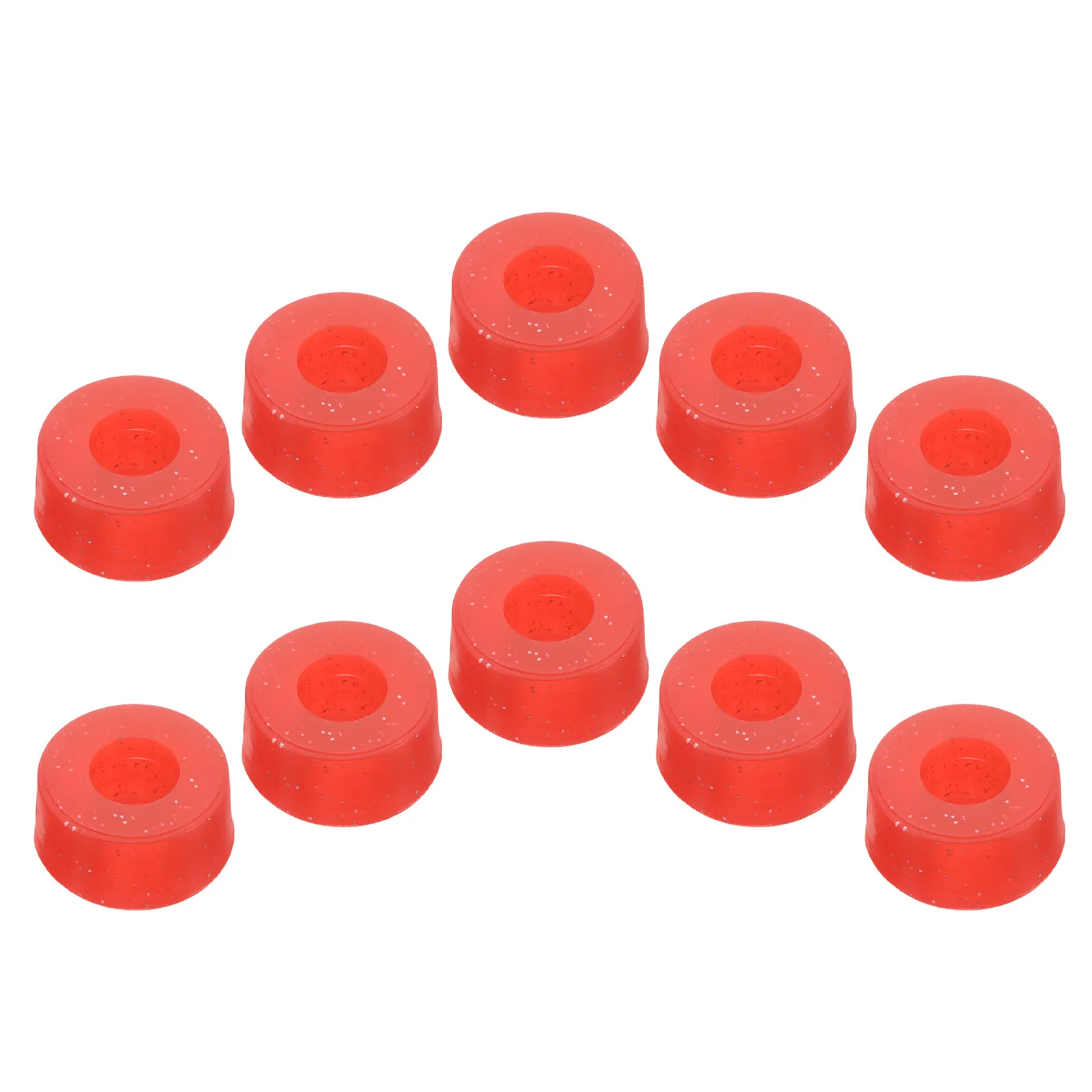 

10Pcs Skateboard Shock Absorbers PU Bushings 95A Hardness Longboard Roller Skate Cushions Enhanced Stability Comfort