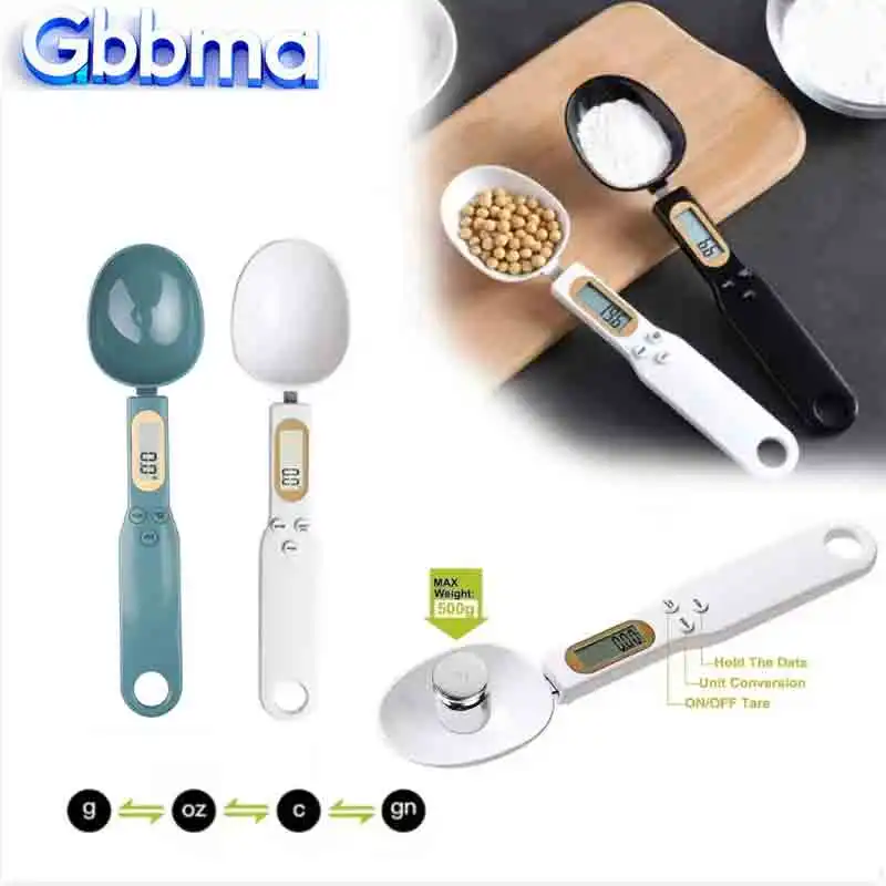 Mini Scale Digital Kitchen Scale Electronic LCD Food Scale 0.1-500g Cooking Flour Milk Coffee Powder Weight Measure Spoon