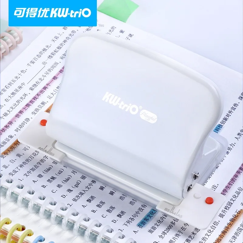 

KW-triO 10 Hole Punch Notebook Round Hole Standard Punch Planner Papers Puncher A4 A5 Binding Rings Stationery Office Supplies