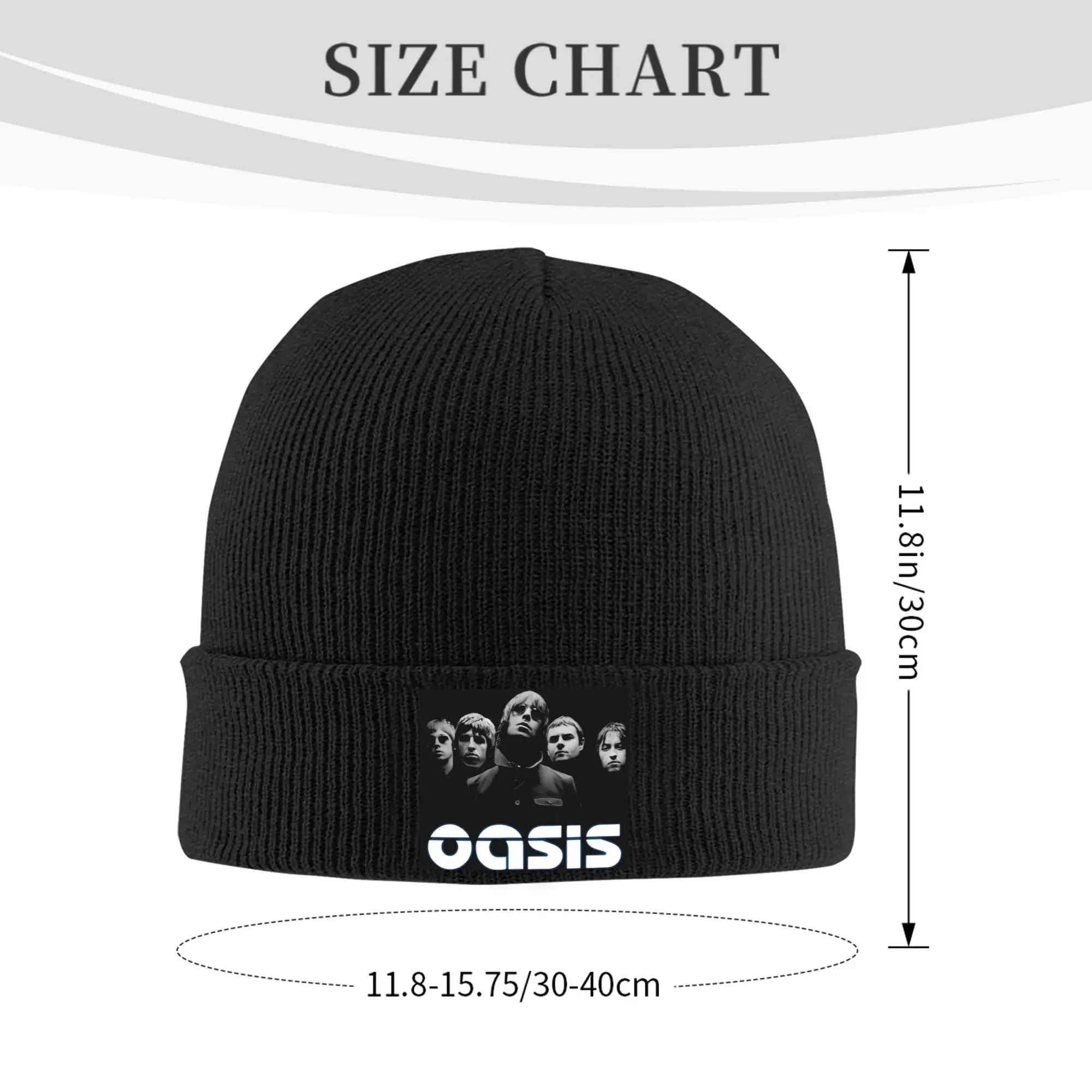 Definitely Maybe  Rock Band Albums Hats Autumn Winter Beanie Warm O-Oasis Cap Female Male Acrylic Bonnet