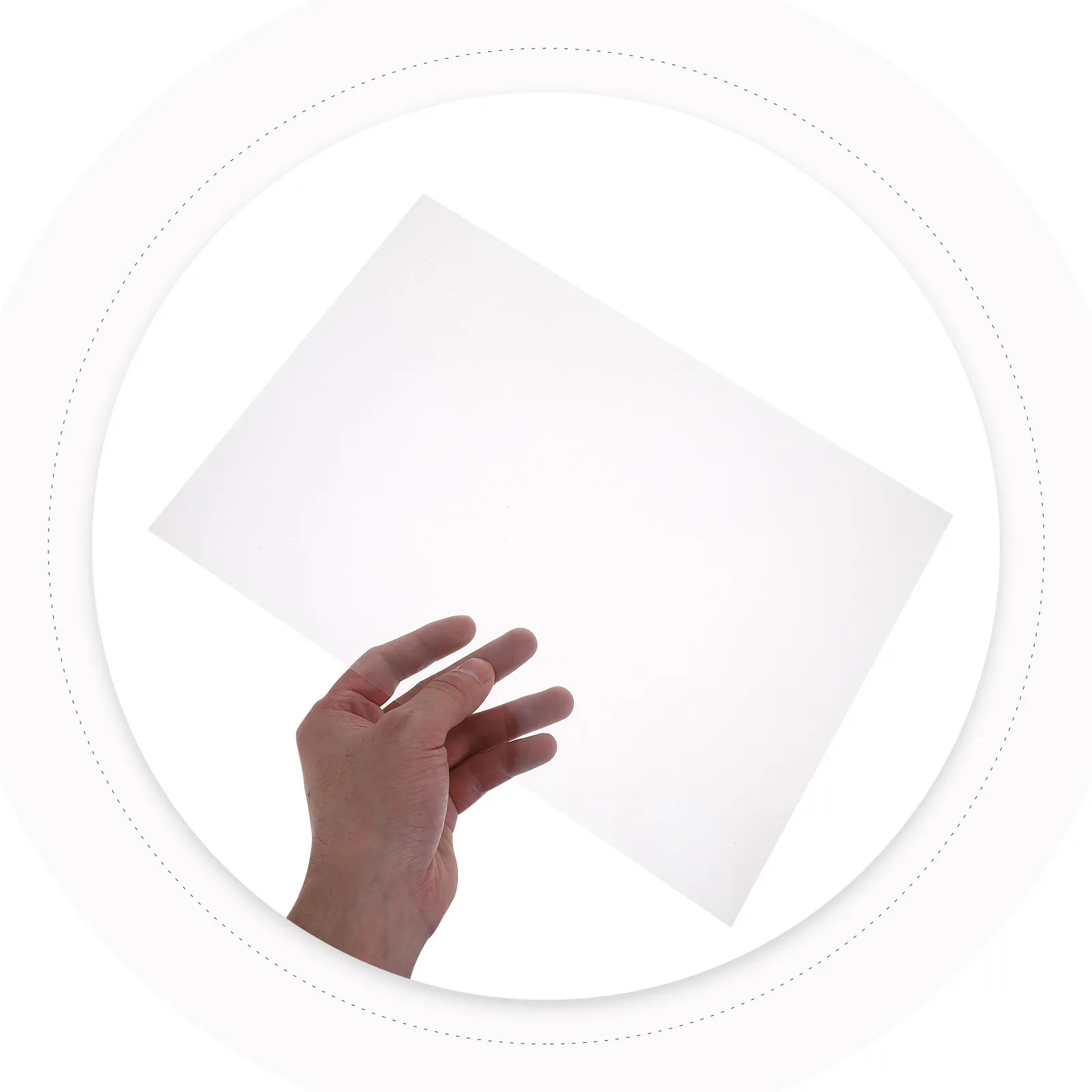 50Pcs No Hole Transparent Binder Refill Inserts Double-Sided Pet Release Film DIY Sticker Storage Tape Catalog Pages