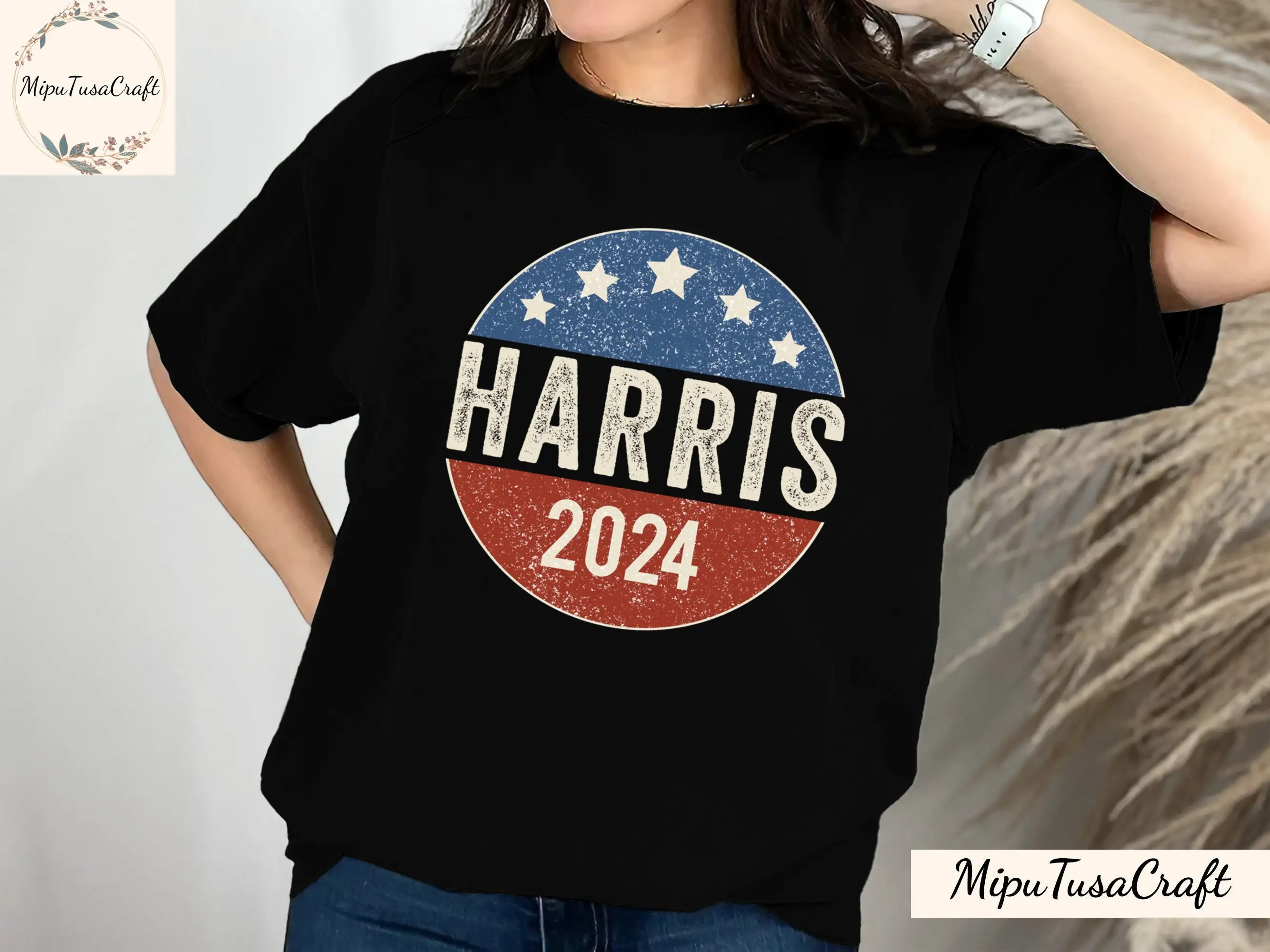 President Kamala Harris 2024 T Shirt Madam I Am Speaking For The People Rally