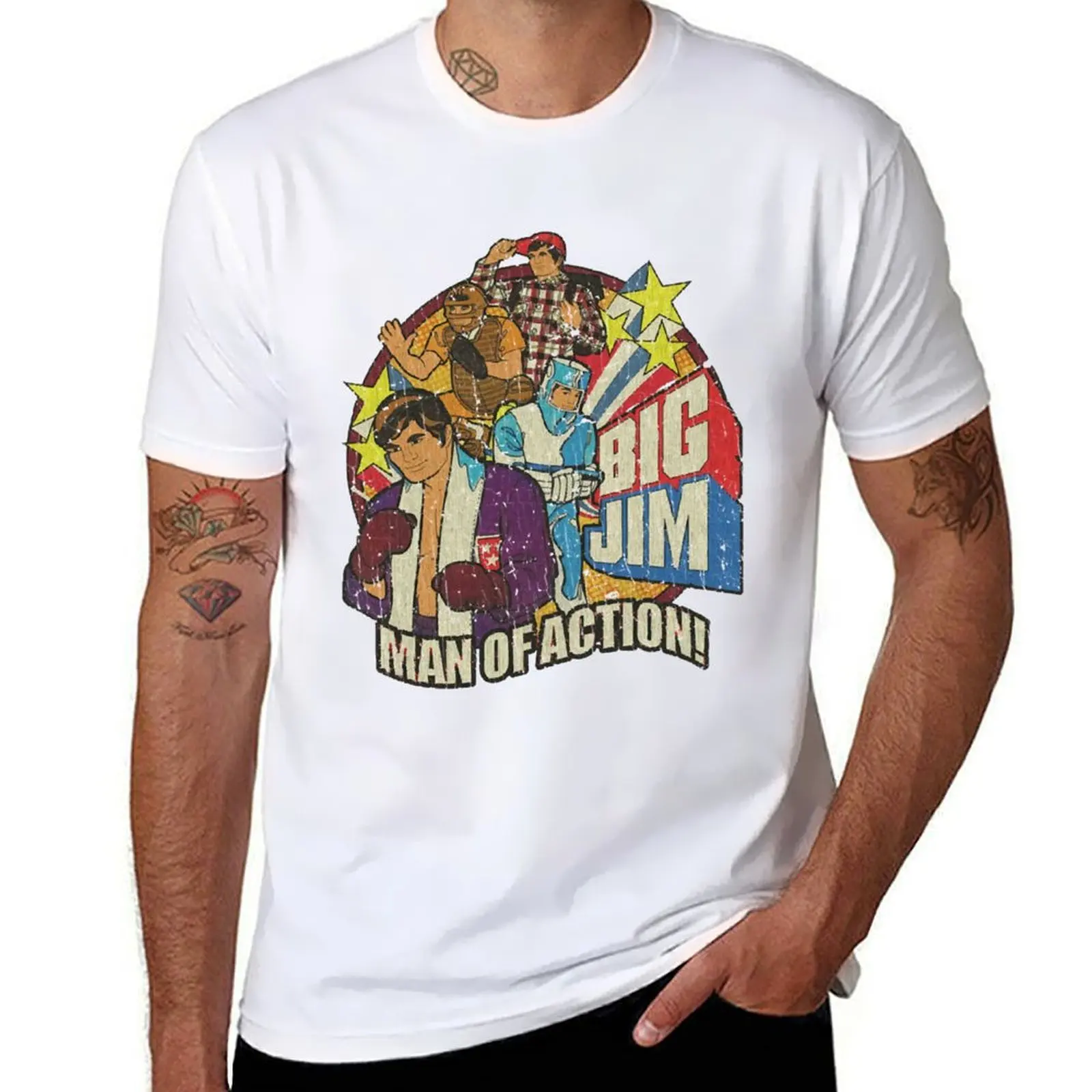 

Big Jim Man of Action 1972 T-Shirt funny t shirts man t shirts for man cotton soft T-Shirt