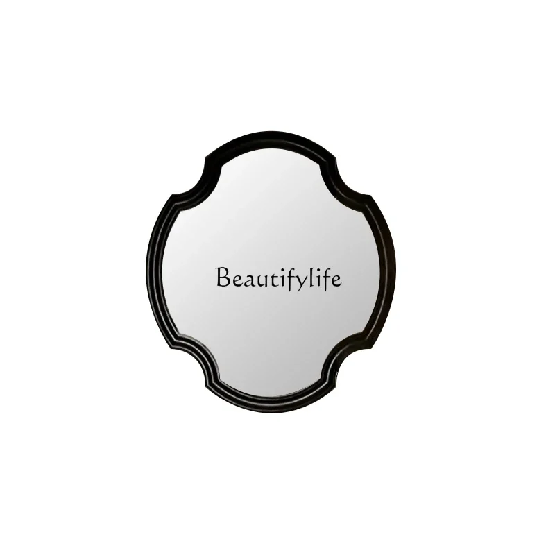 FG26*Bathroom mirror dressing special-shaped French style retro irregular decorative mirror