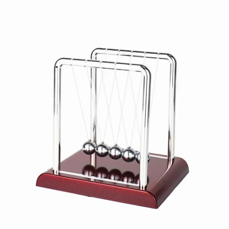 1PCS NEW 1PC Early Fun Development Educational Desk Toy Gift Newtons Cradle Steel Balance Ball Physics Science Pendulum Games