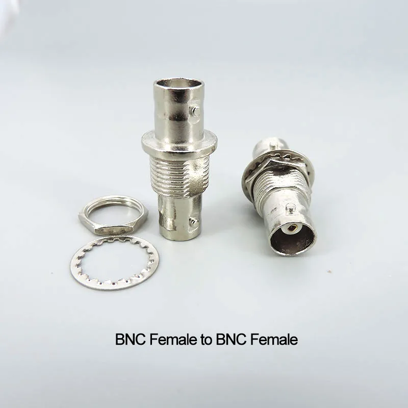 5/10pcs BNC Female to BNC Female Jack Socket Screw Panel Mount  Panel Chassis Adapter Coaxial Connector A7