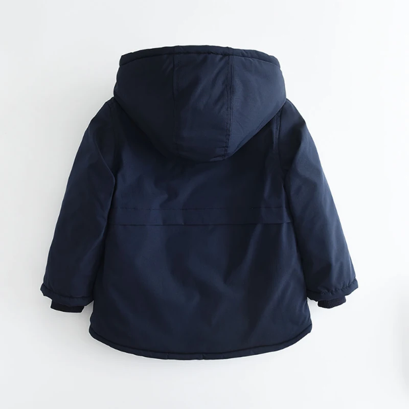 الأولاد الشتاء سترة قطن 2025 جديد للأطفال الشتاء كليب القطن وسادة مبطنة الأطفال الصغار ملابس قطنية دافئة مقنعين