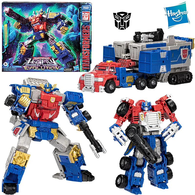 Hasbro Transformers Legacy Evolution Armada Universe Optimus Prime 25Cm Lider Class Oryginalna figurka akcji Model Kolekcja zabawek