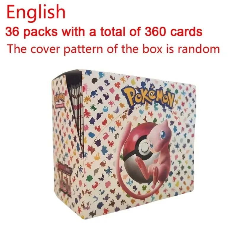 360 Stück TCG Scarlet & Violet 151 Booster Bundle Geschenk Englische Ausgabe Sammelkarten Anime-Sammlung Kartenspiel Geschenk – Detail 14