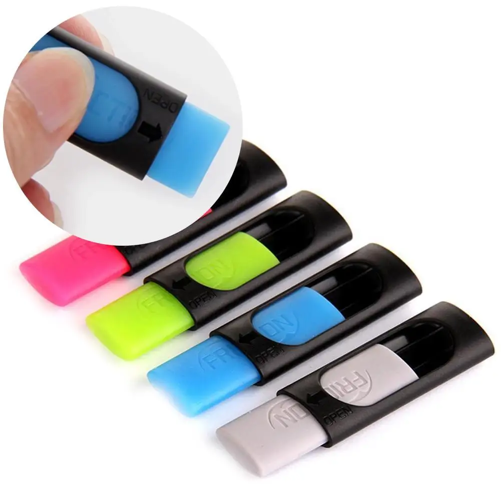 2/5Pcs Friction Ink Eraser Jelly Candy Color Eraser Pencil Neutral Pen Pen Specific Eraser