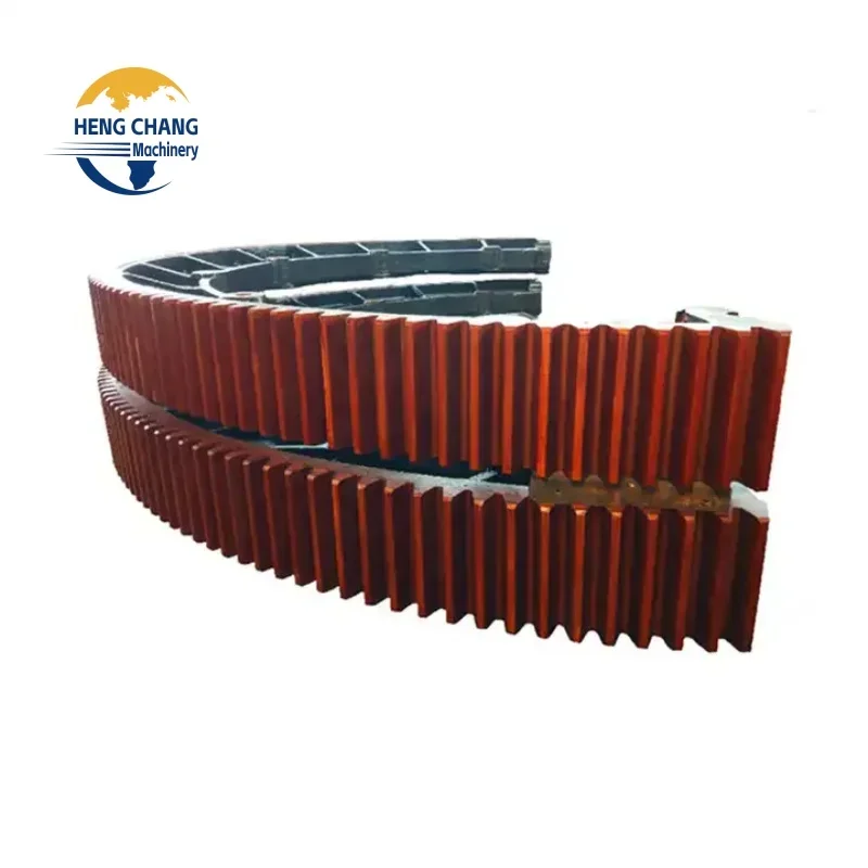 China Customized Cast or Forging Segmented Large Gear Ring Large Diameter Ring Gear Girth Gear Manufacturer