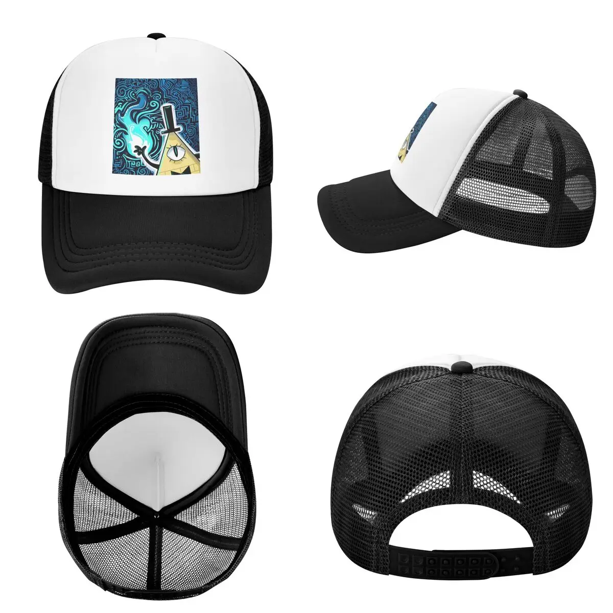 Cartoon Gravitys Falls (11) Cap Casual Mesh Baseball Caps Adjustable Hat Hip Hop Summer Unisex Baseball Hats