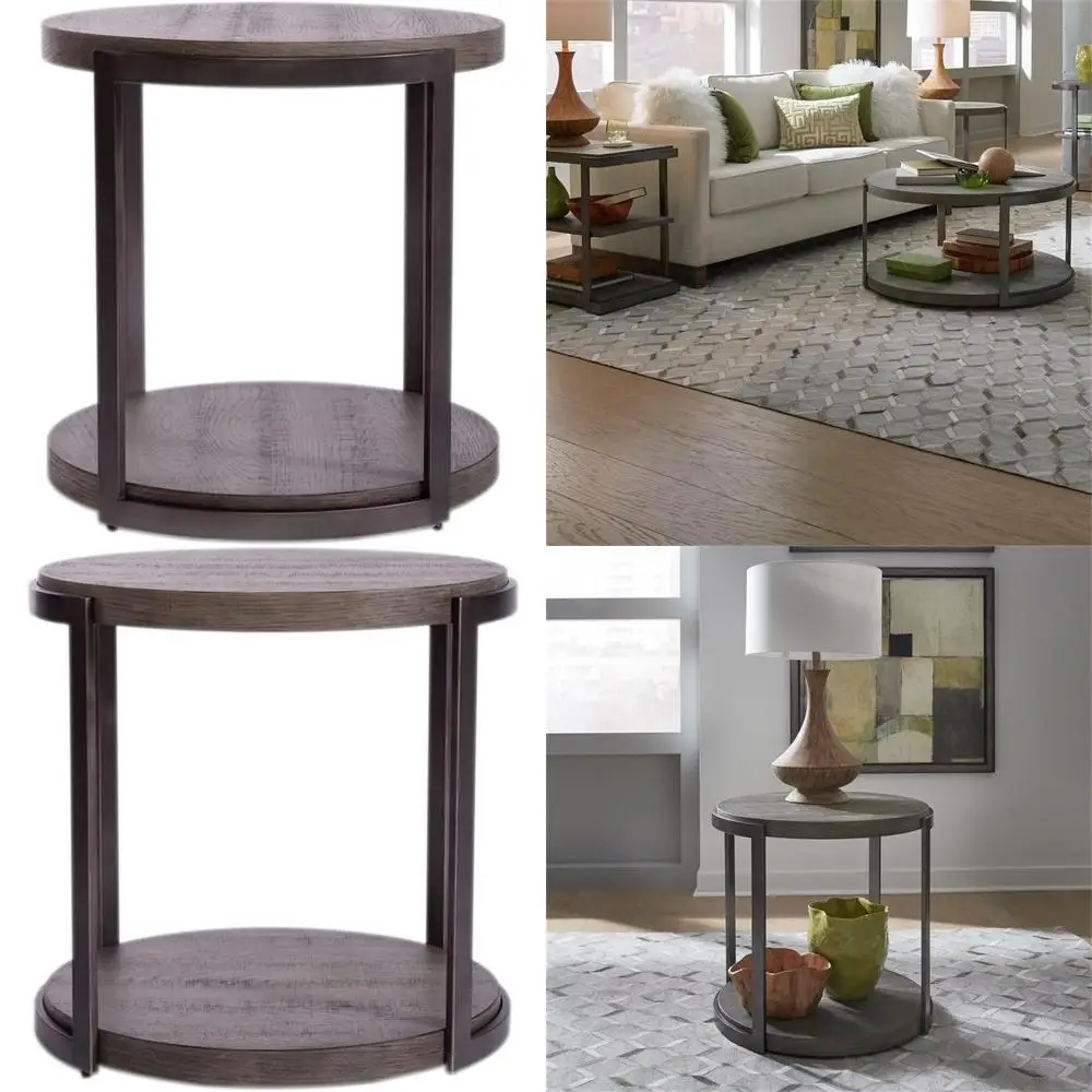 Modern Gray Round E… - image