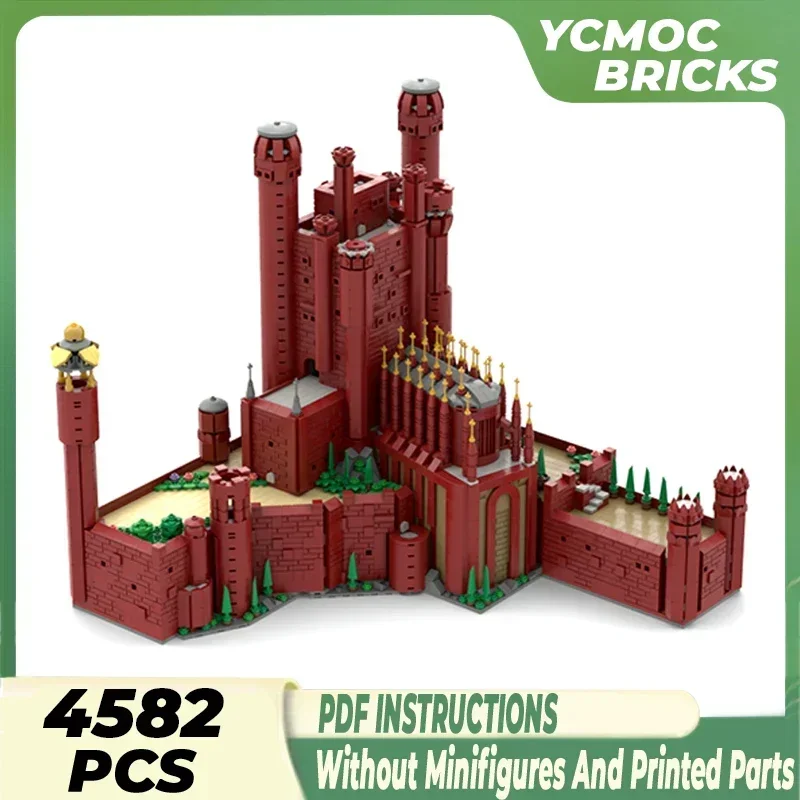 Popular Movies Model Moc Building Bricks The Red Keep Fortress Technology Modular Blocks Gifts Christmas Toys DIY Sets Assembly