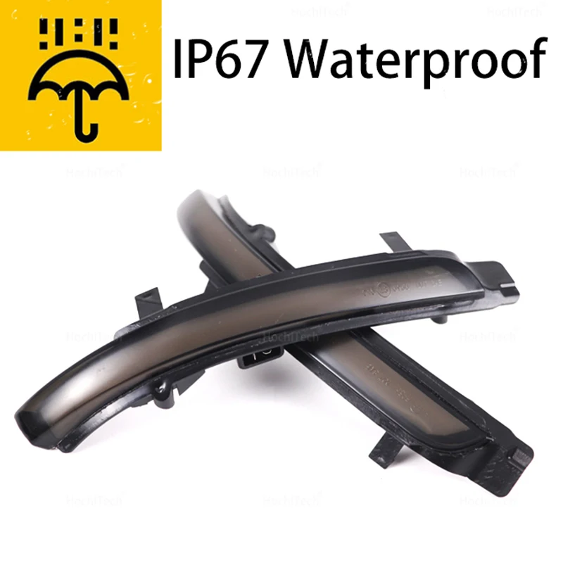 2Pcs Dynamic LED Turn Signal Blinker Mirror Flasher Light for Skoda Octavia 2009-2013 Superb 2008-2014 Car Side Signal Indicator