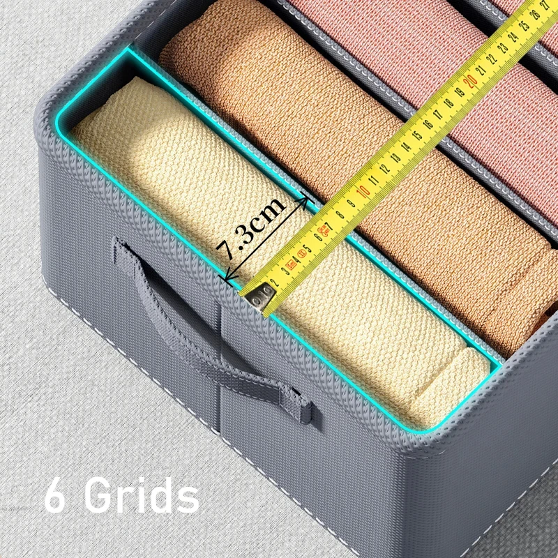 Clothes Organizer with Drawers, Wardrobe Closet, Pants and Jeans Organization Storage Boxes, Underwear and Socks